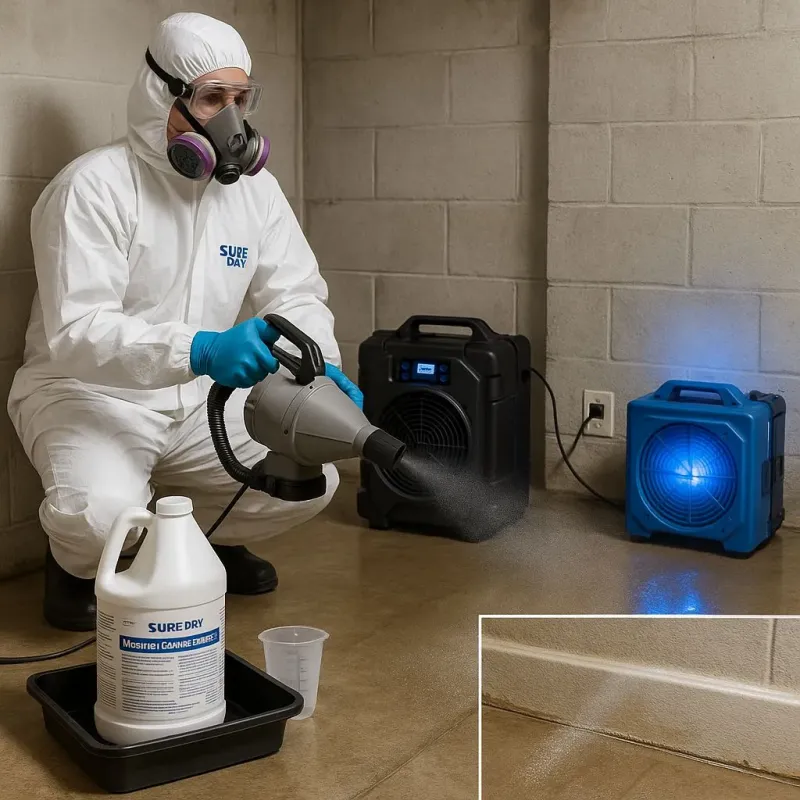 Sanitization and Odor Removal process in Bertsch-Oceanview, CA