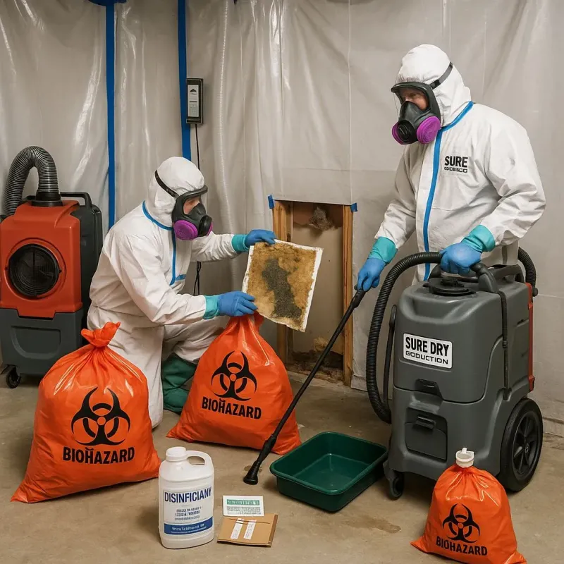 Contaminated Water Handling Protocols process in Bertsch-Oceanview, CA